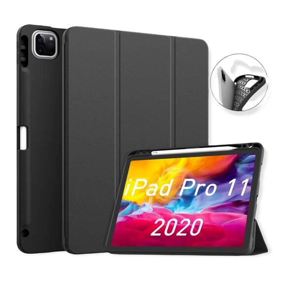 Soke iPad Pro 11" Case Dark Gray With Pencil Holder - Picture 1 of 4